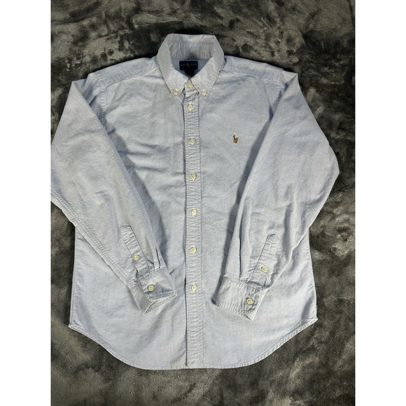 Polo Ralph Lauren Other - Polo Ralph Lauren Boys 18 Oxford Button Down Shirt White Embroidered Pony OCBD